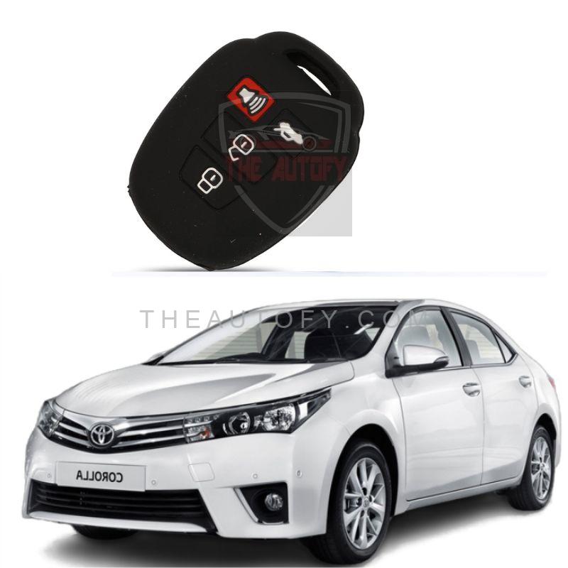 Toyota Corolla Silicon Key Cover - Model 2014-2017