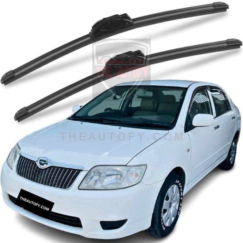 Toyota Corolla Assista/Fielder Wiper Blades 2pcs – Model 2000-2005 - THEAUTOFY.COM