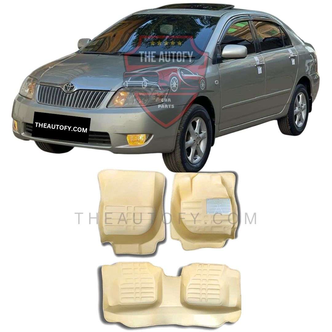 Toyota Corolla Assista Floor Mats - Model 2000-2005 - THEAUTOFY.COM