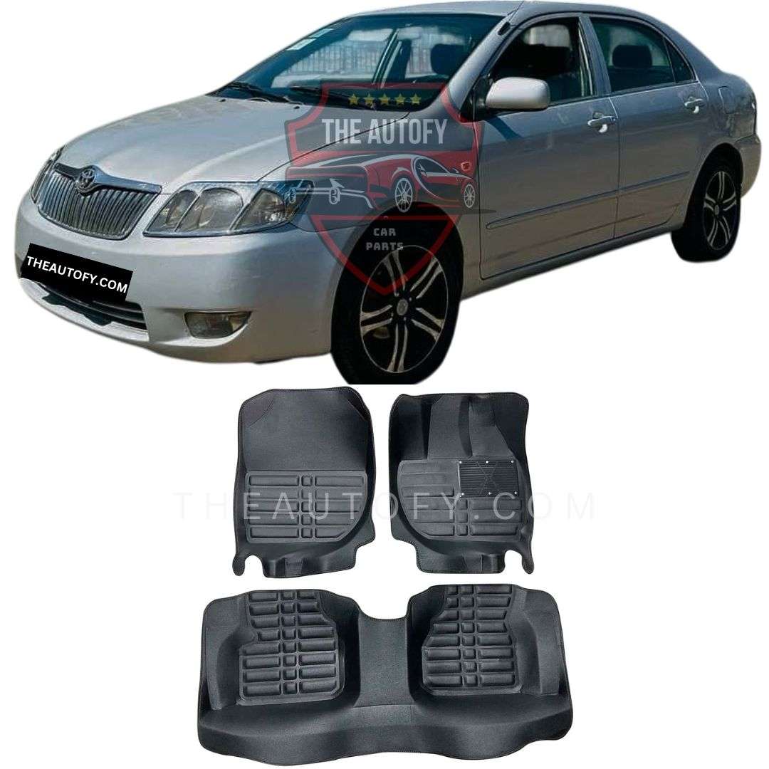 Toyota Corolla Assista Floor Mats - Model 2000-2005 - THEAUTOFY.COM