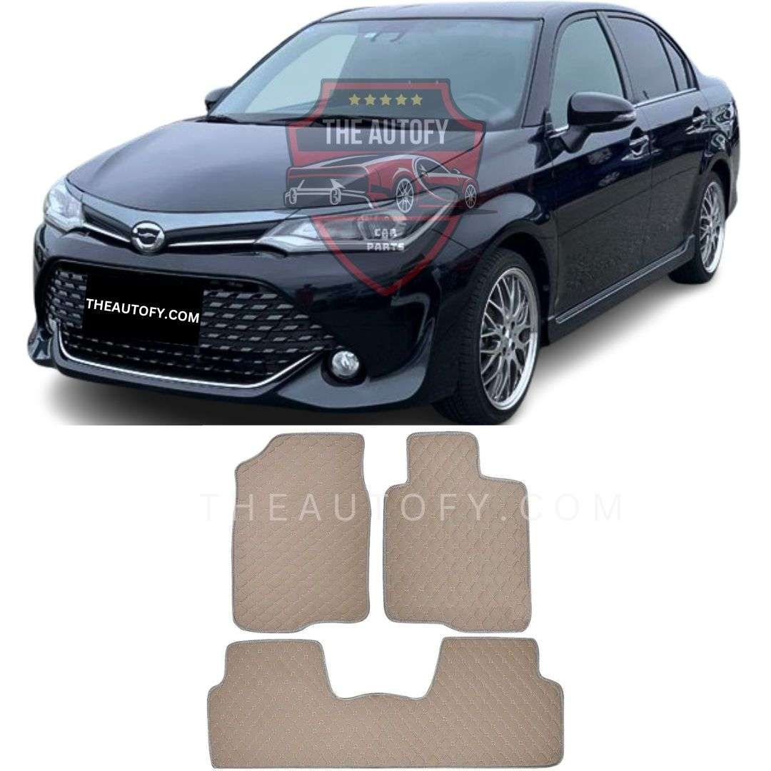 Toyota Axio Floor Mats - Model 2012-2019 - THEAUTOFY.COM