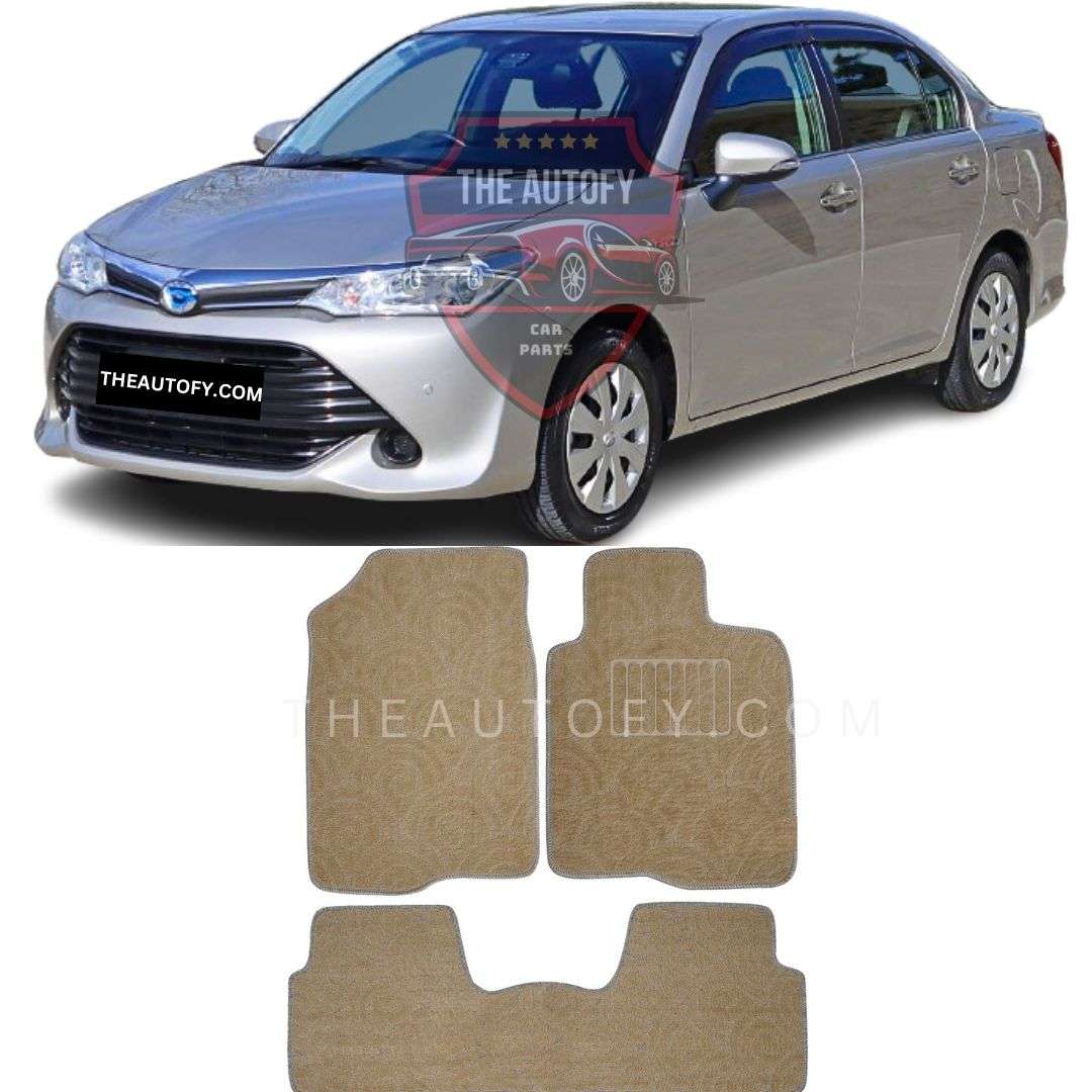 Toyota Axio Floor Mats - Model 2012-2019 - THEAUTOFY.COM