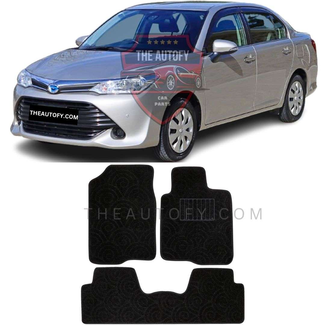 Toyota Axio Floor Mats - Model 2012-2019 - THEAUTOFY.COM