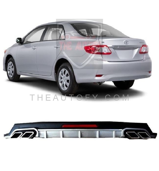 Toyota Corolla Rear Bumper Diffuser - Model 2008-2014