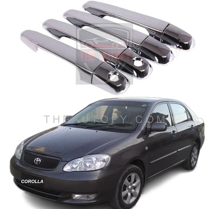 Toyota Corolla Chrome Door Handle Covers 4pcs – Model 2002-2008