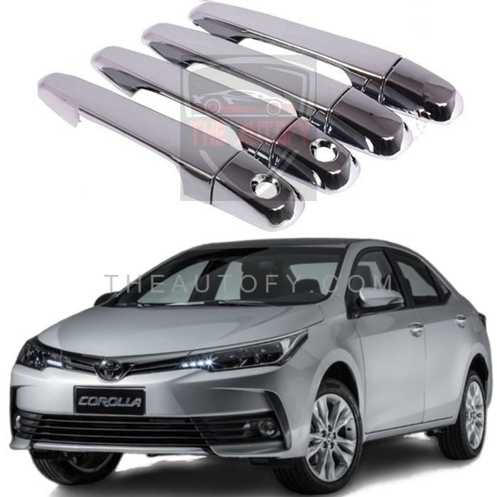 Toyota Corolla Chrome Door Handle Covers 4pcs - Model 2014-2025