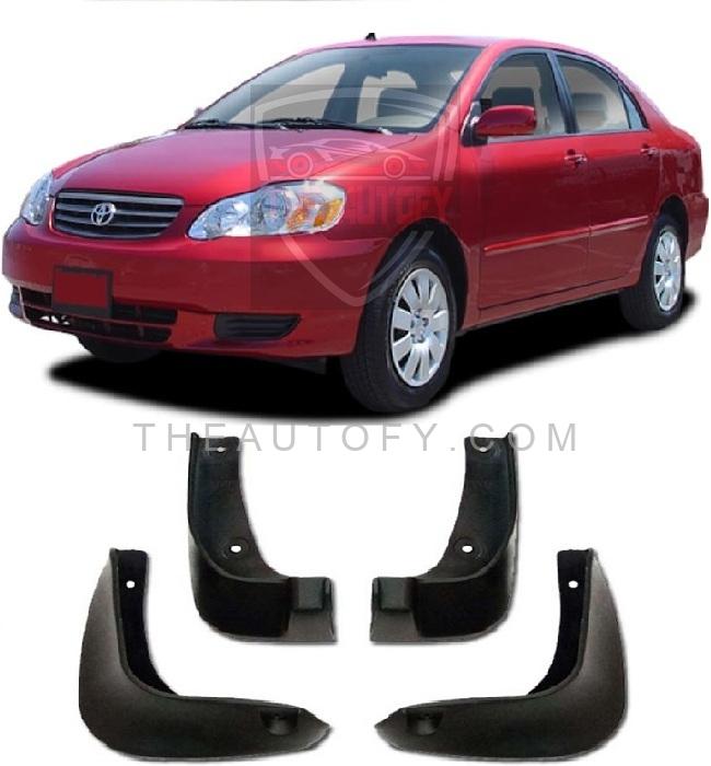 Toyota Corolla Mud Flaps 4pcs - Model 2002-2008