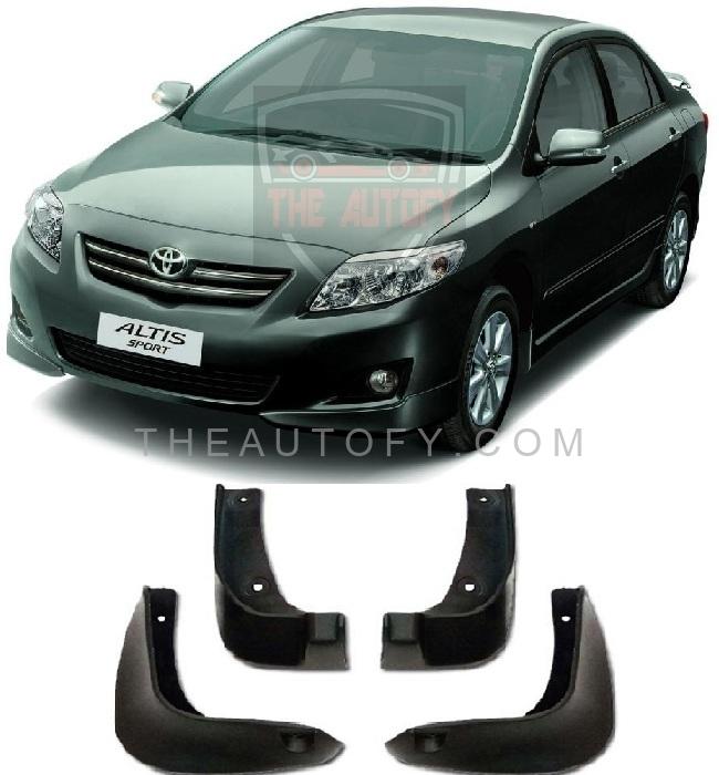 Toyota Corolla Mud Flaps 4pcs - Model 2008-2014