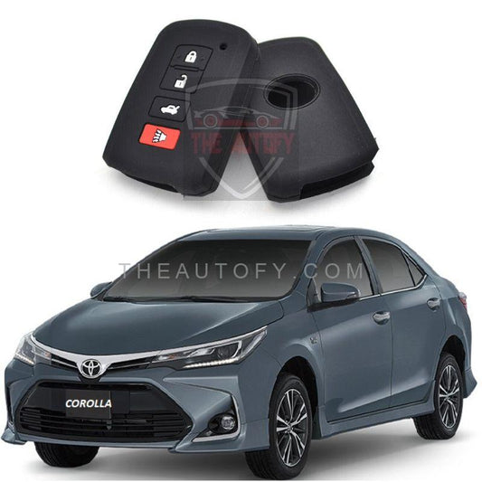 Toyota Corolla Grande Silicone Key Cover - Model 2017-2025 - THEAUTOFY.COM