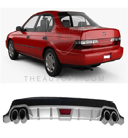 Toyota Corolla Rear Bumper Diffuser - Model 1994-2002 - THEAUTOFY.COM