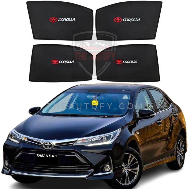 Toyota Corolla Side Windows Sun Shades 4pcs - Model 2014-2025 - THEAUTOFY.COM
