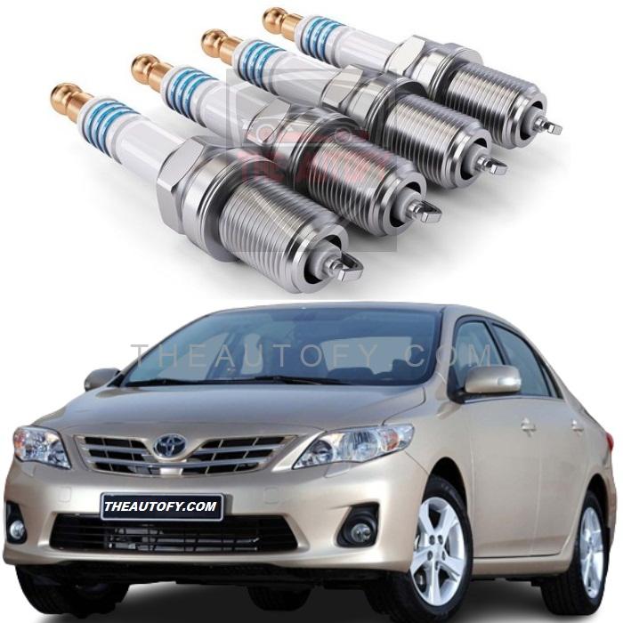 Toyota Corolla Spark Plugs Set of 4pcs - Model 2008-2014 - THEAUTOFY.COM