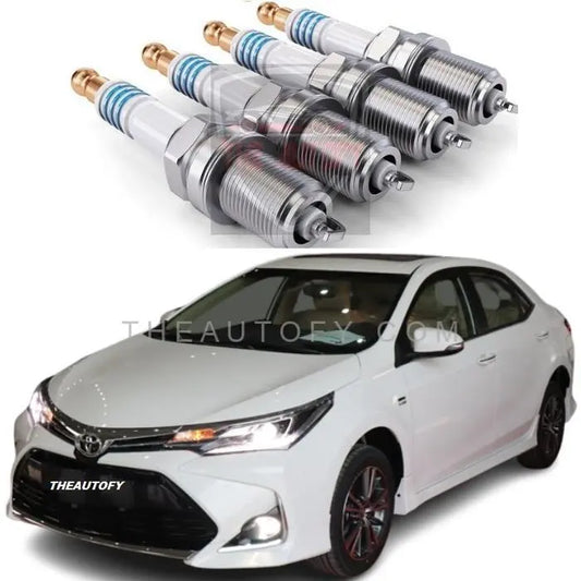 Toyota Corolla Spark Plugs Set of 4pcs - Model 2014-2025 - THEAUTOFY.COM