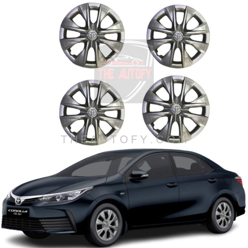 Toyota Corolla 15 inches Wheel Covers Set 4pcs - Model 2014-2025 - THEAUTOFY.COM