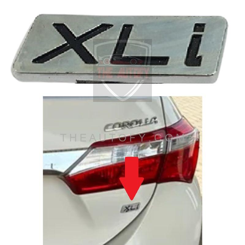Toyota Corolla XLI Monogram Chrome | Logo