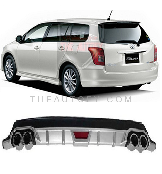 Toyota Corolla Fielder Rear Bumper Diffuser - Model 2006-2012