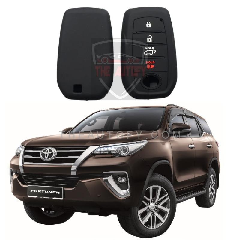 Toyota Fortuner Silicon Key Cover - Model 2015-2025