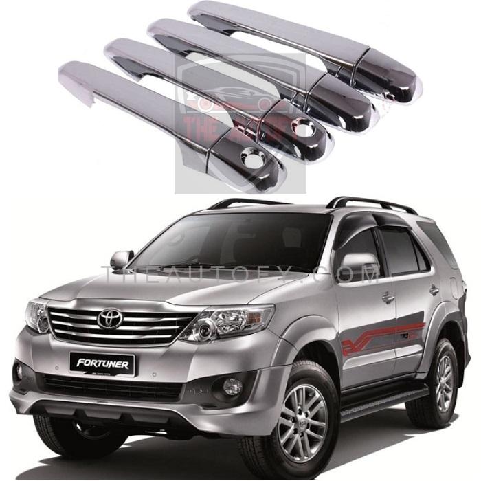 Toyota Fortuner Chrome Door Handle Covers 4pcs - Model 2013-2015