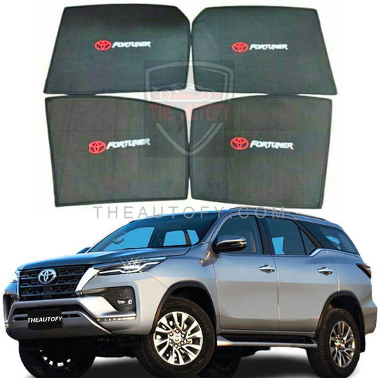 Toyota Fortuner Side Sun Shades 4pcs - Model 2015-2025 - THEAUTOFY.COM
