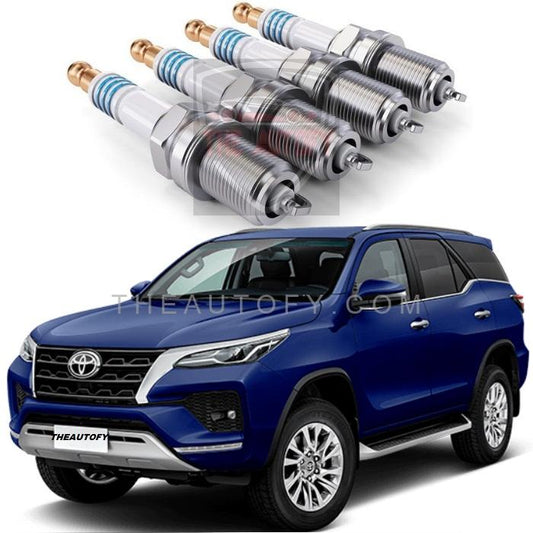 Toyota Fortuner Spark Plugs Set of 4pcs - Model 2015-2025 - THEAUTOFY.COM