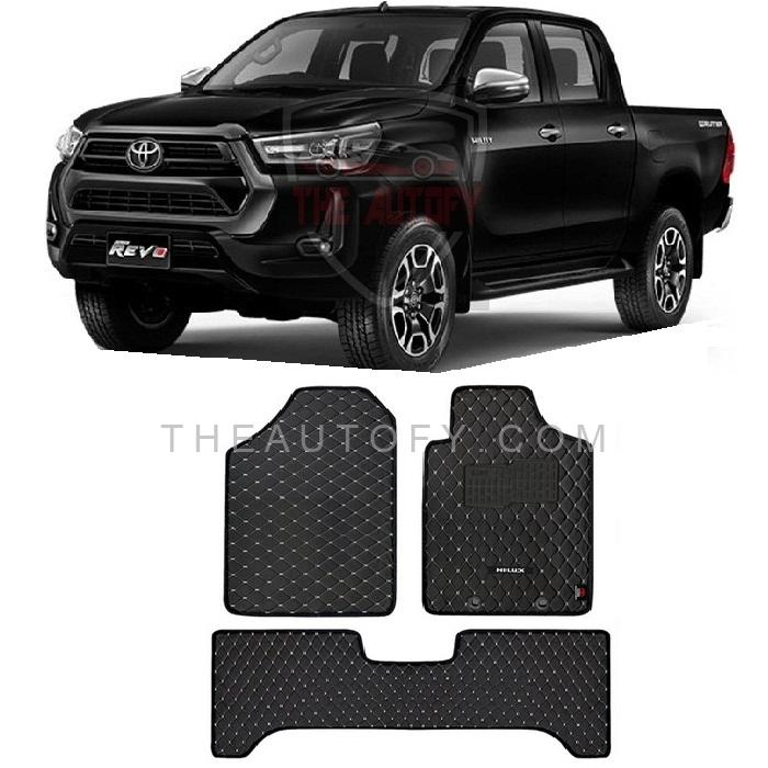 Toyota Hilux Revo Floor Mats - Model 2015-2025 - THEAUTOFY.COM