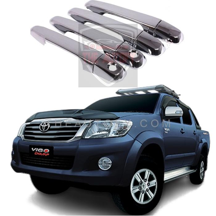 Toyota Hilux Vigo Chrome Door Handle Covers 4pcs - Model 2005-2015