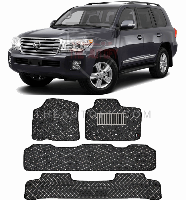 Toyota Land Cruiser LC200 Floor Mats - Model 2007-2015 - THEAUTOFY.COM