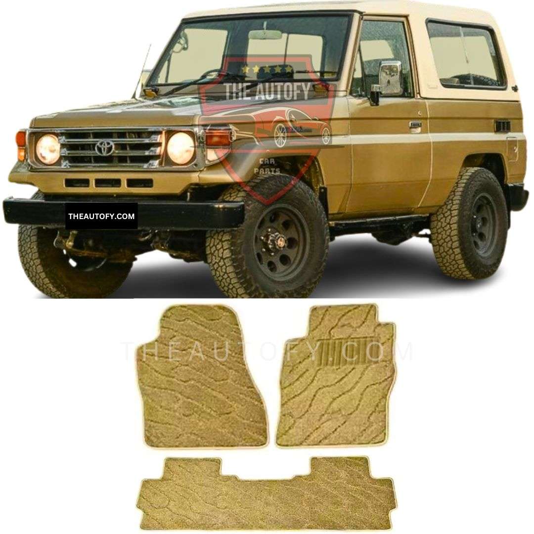 Toyota Land Cruiser 70 Series 3-Door Floor Mats - Model 1984-2025 - THEAUTOFY.COM