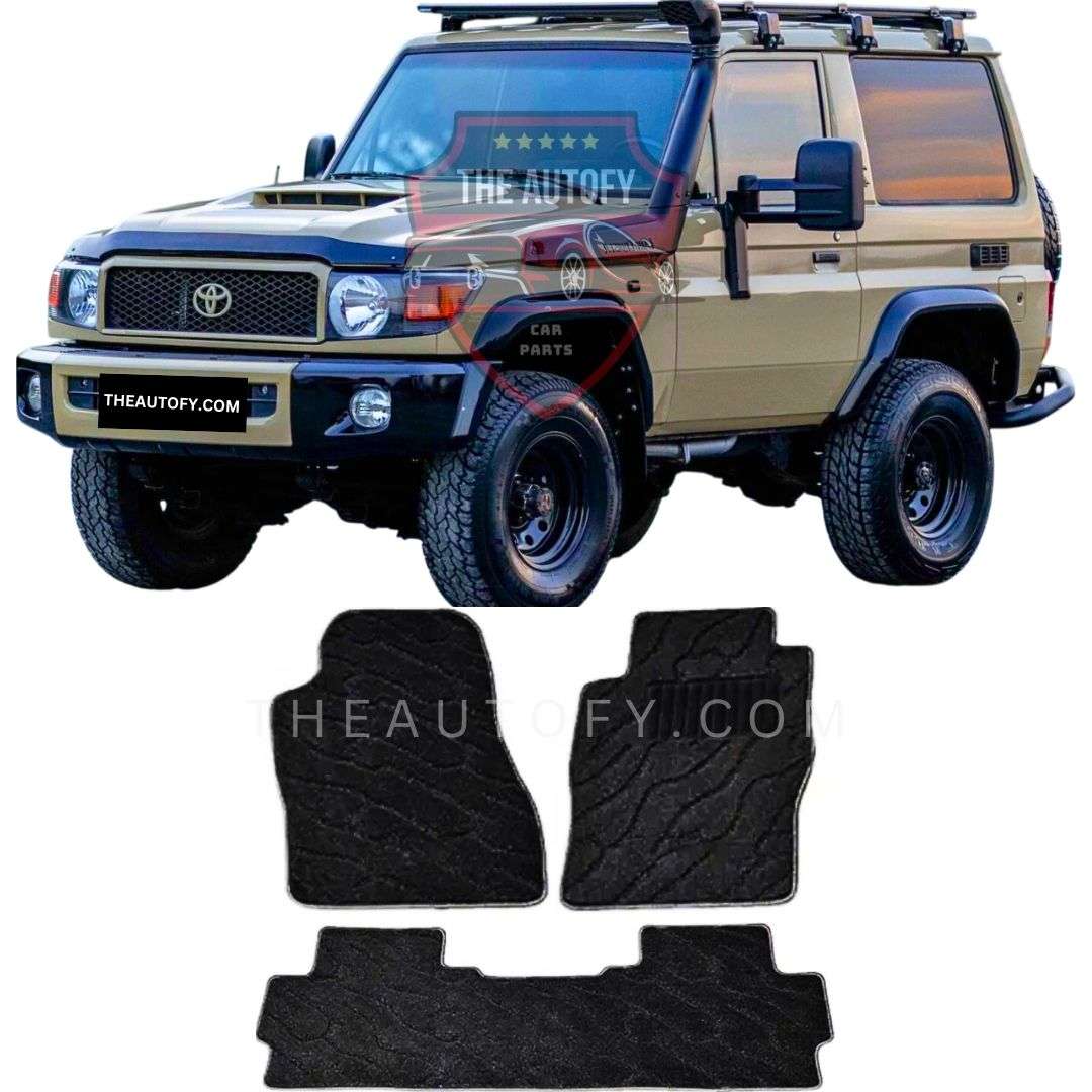 Toyota Land Cruiser 70 Series 3-Door Floor Mats - Model 1984-2025 - THEAUTOFY.COM