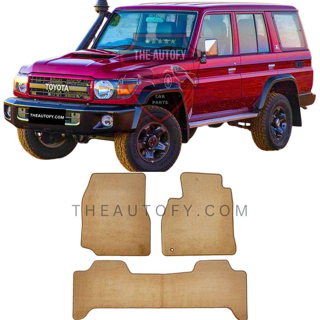 Toyota Land Cruiser 70 Series 5-Door Floor Mats - Model 1984-2025 - THEAUTOFY.COM