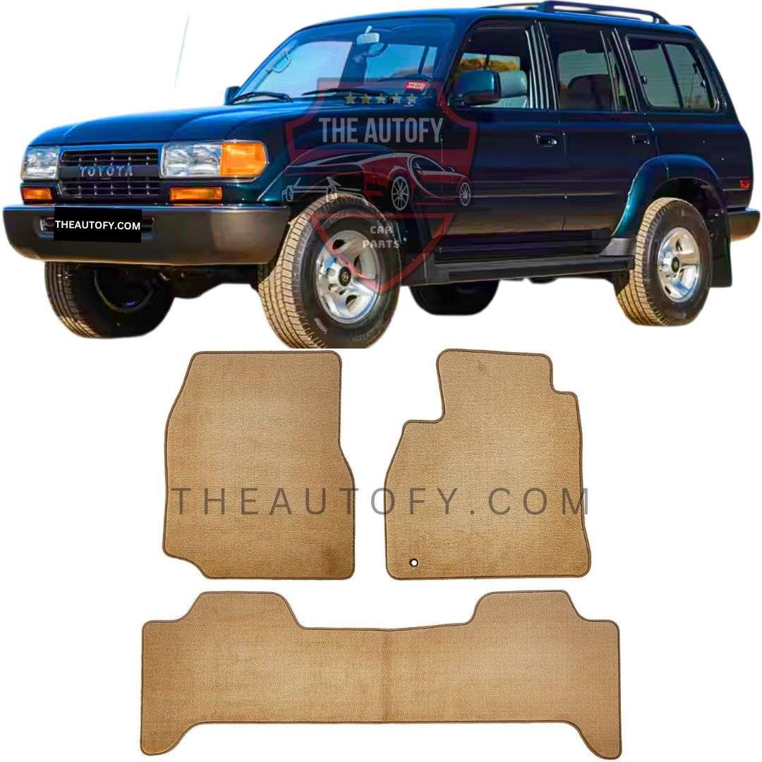 Toyota Land Cruiser FJ80 Floor Mats - Model 1990-1998 - THEAUTOFY.COM