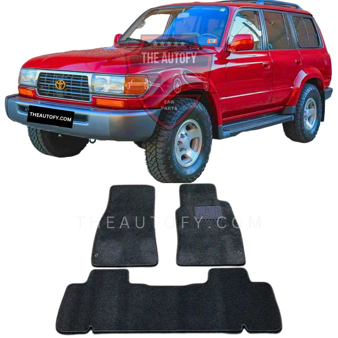 Toyota Land Cruiser FJ80 Floor Mats - Model 1990-1998 - THEAUTOFY.COM