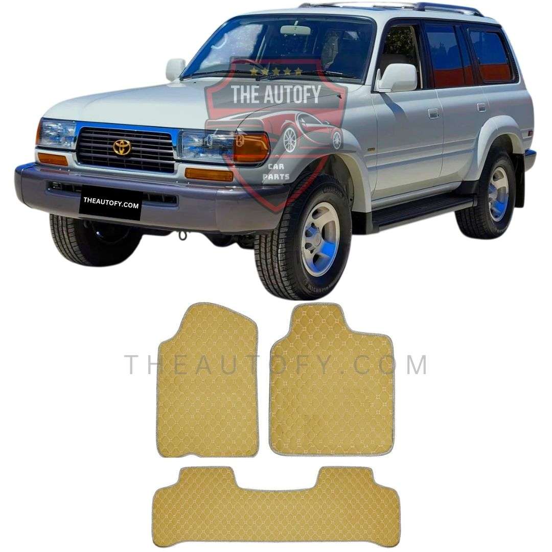 Toyota Land Cruiser FJ80 Floor Mats - Model 1990-1998 - THEAUTOFY.COM
