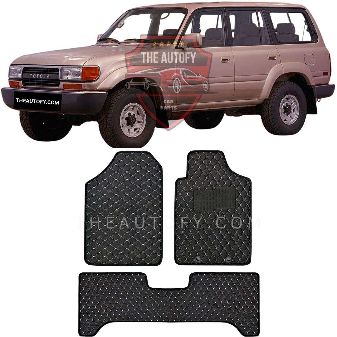Toyota Land Cruiser FJ80 Floor Mats - Model 1990-1998 - THEAUTOFY.COM