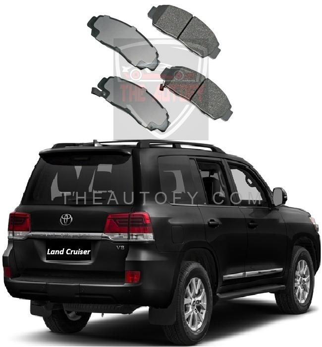 Toyota Land Cruiser LC200 Rear Brake Pads - Model 2015-2022