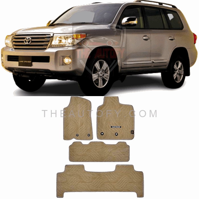 Toyota Land Cruiser LC200 Floor Mats - Model 2007-2015 - THEAUTOFY.COM