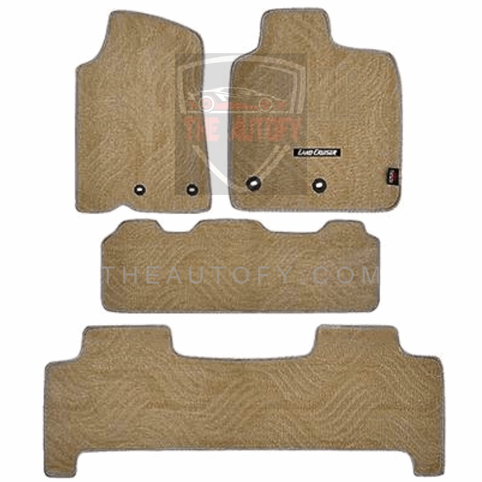 Toyota Land Cruiser LC200 Floor Mats - Model 2015-2022 - THEAUTOFY.COM