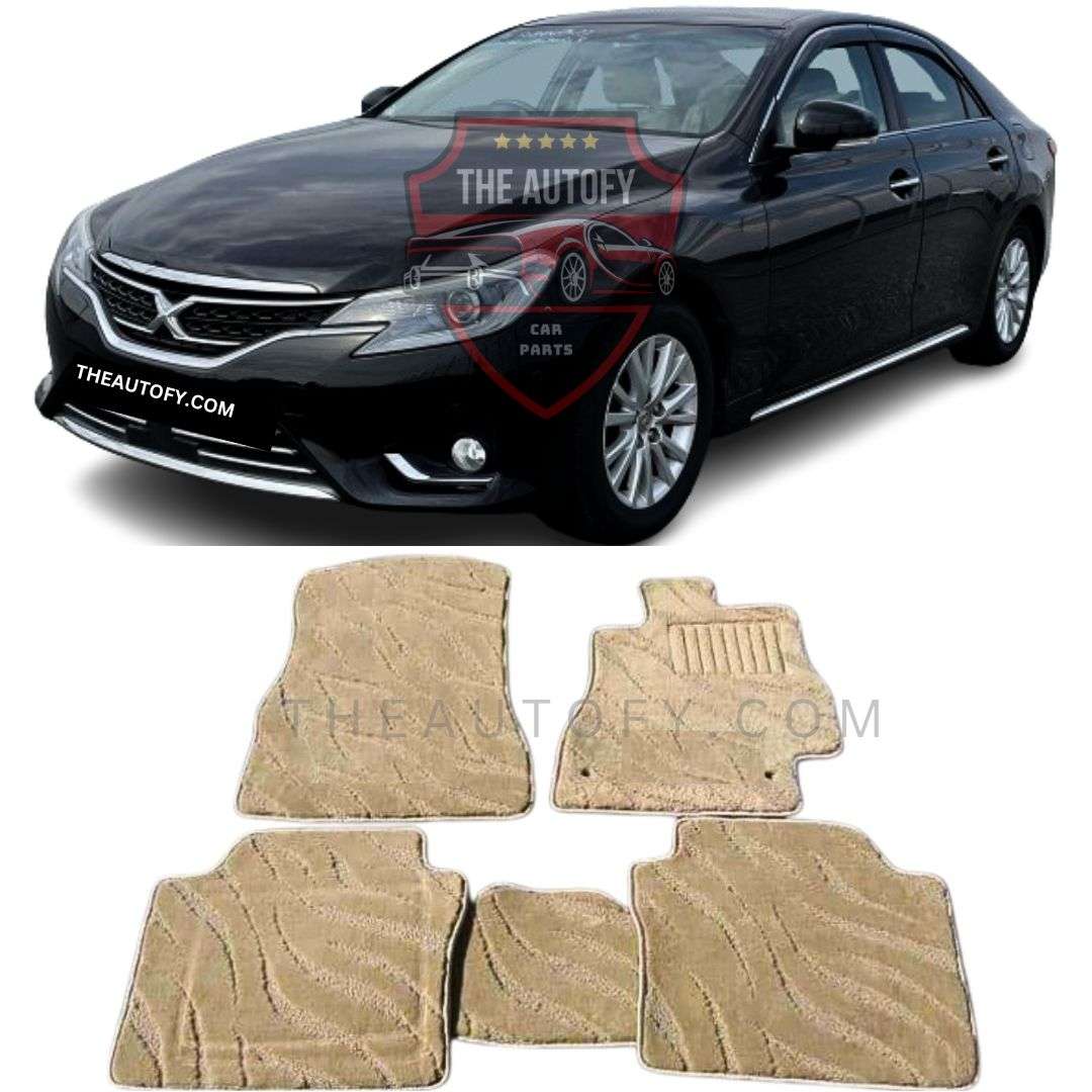Toyota Mark X Floor Mats - Model 2009-2019 - THEAUTOFY.COM