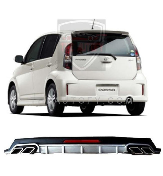 Toyota Passo Rear Bumper Diffuser - Model 2004-2010 - THEAUTOFY.COM