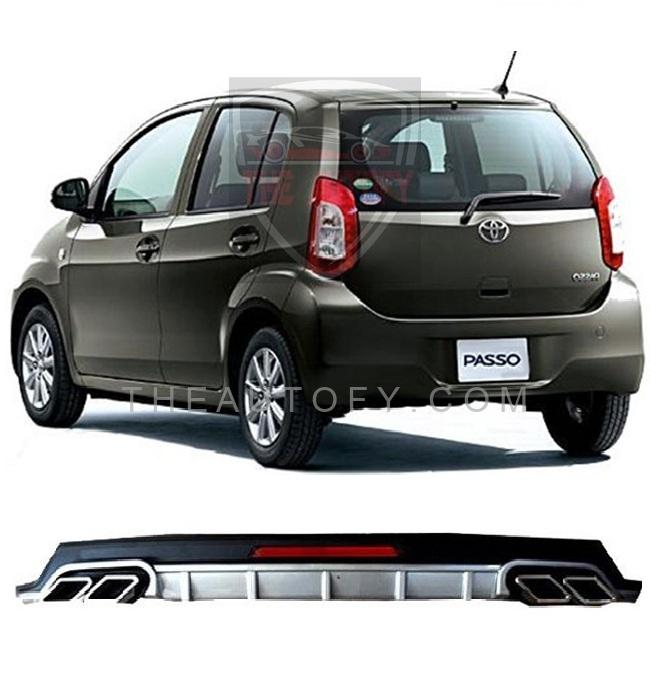 Toyota Passo Rear Bumper Diffuser - Model 2010-2016