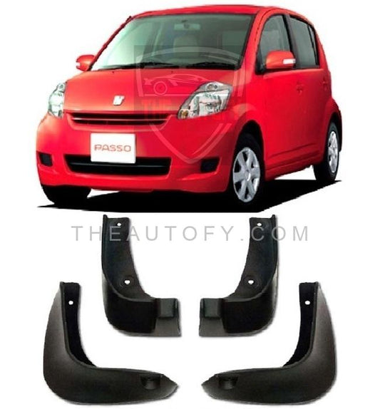 Toyota Passo Mud Flaps 4pcs - Model 2004-2010 - THEAUTOFY.COM