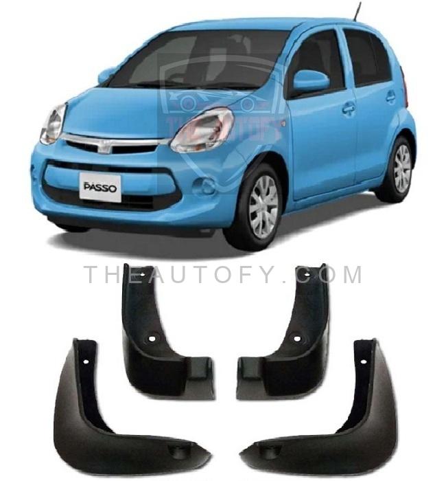 Toyota Passo Mud Flaps 4pcs - Model 2010-2016 - THEAUTOFY.COM