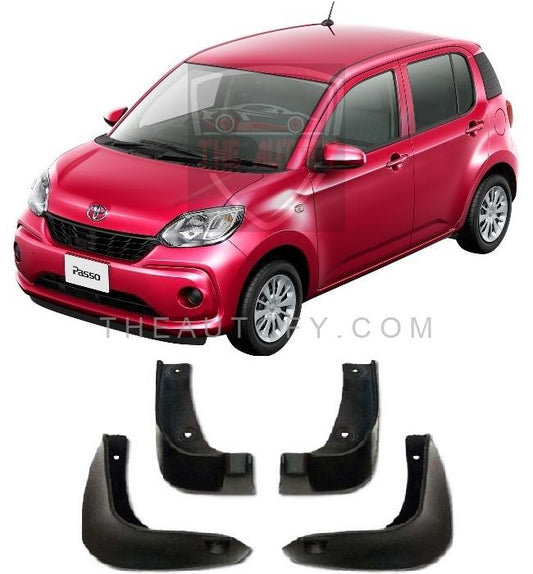 Toyota Passo Mud Flaps 4pcs - Model 2016-2023 - THEAUTOFY.COM