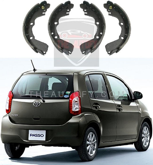 Toyota Passo Rear Brake Shoe - Model 2010-2016 - THEAUTOFY.COM