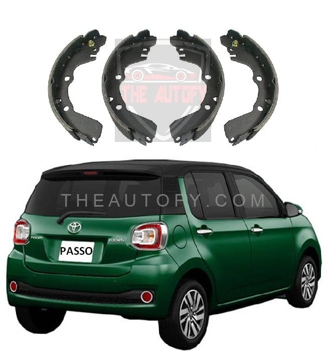 Toyota Passo Rear Brake Shoe - Model 2016-2023