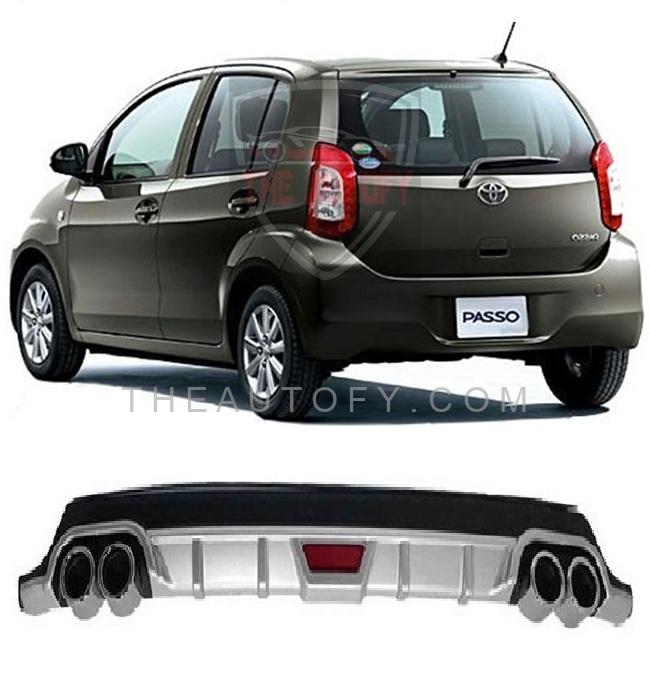 Toyota Passo Rear Bumper Diffuser - Model 2010-2016