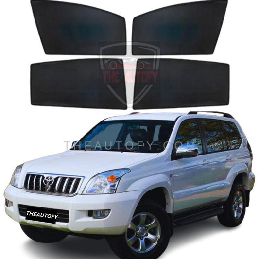 Toyota Prado LC120 Side Sun Shades 4pcs - Model 2002-2009 - THEAUTOFY.COM