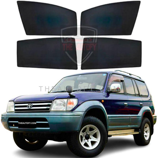 Toyota Prado LC90 Side Sun Shades 4pcs - Model 1996-2002 - THEAUTOFY.COM