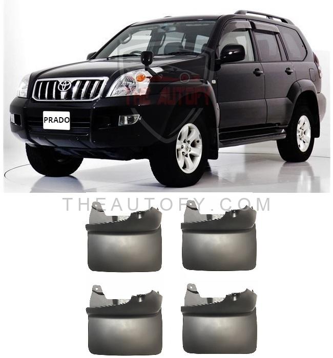 Toyota Prado LC120 Mud Flaps 4pcs - Model 2002-2009 - THEAUTOFY.COM