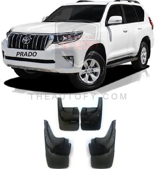 Toyota Prado LC150 Mud Flaps 4pcs - Model 2009-2023 - THEAUTOFY.COM